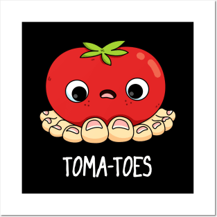 Toma-TOES Cute Tomato Pun Posters and Art